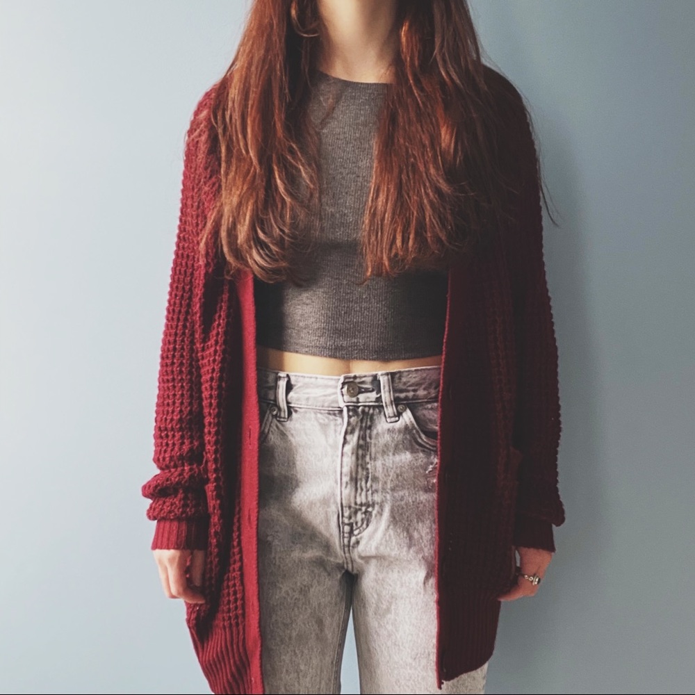 TOBI Belgian knit cardigan